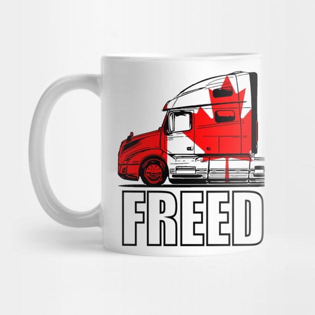 Freedom Convoy - Canadian Truck by Malicious Defiance